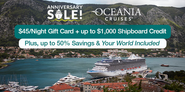 Oceania Luxury Cruise Deals