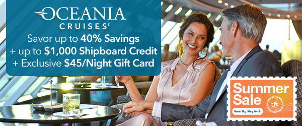Luxury Oceania Cruise Offers