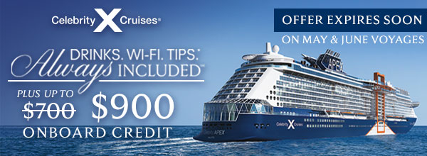 Celebrity Cruises Extra Onboard Credit Offer Ends Soon! 