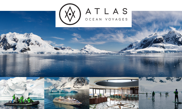 Atlas Ocean Voyages Antarctica Voyages with Free Private Jet Charter 